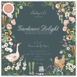 Craft Consortium Double-Sided Paper Pad 6"X6" -- Gardener's Delight