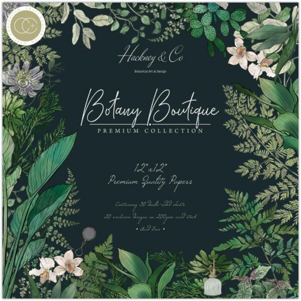 Craft Consortium Double-Sided Paper Pad 12"X12" -- Botany Boutique