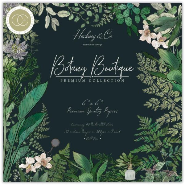 Craft Consortium Double-Sided Paper Pad 6"X6" -- Botany Boutique