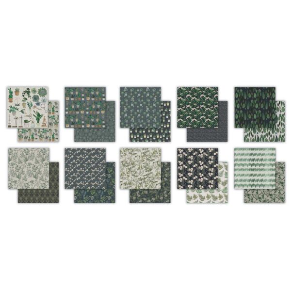 Craft Consortium Double-Sided Paper Pad 6"X6" -- Botany Boutique - Image 2
