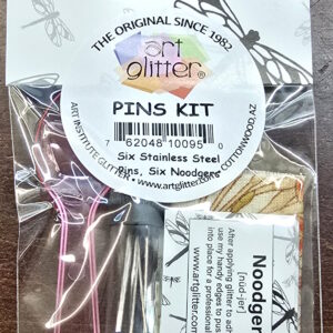 Art Institute Glitter Pins Kit