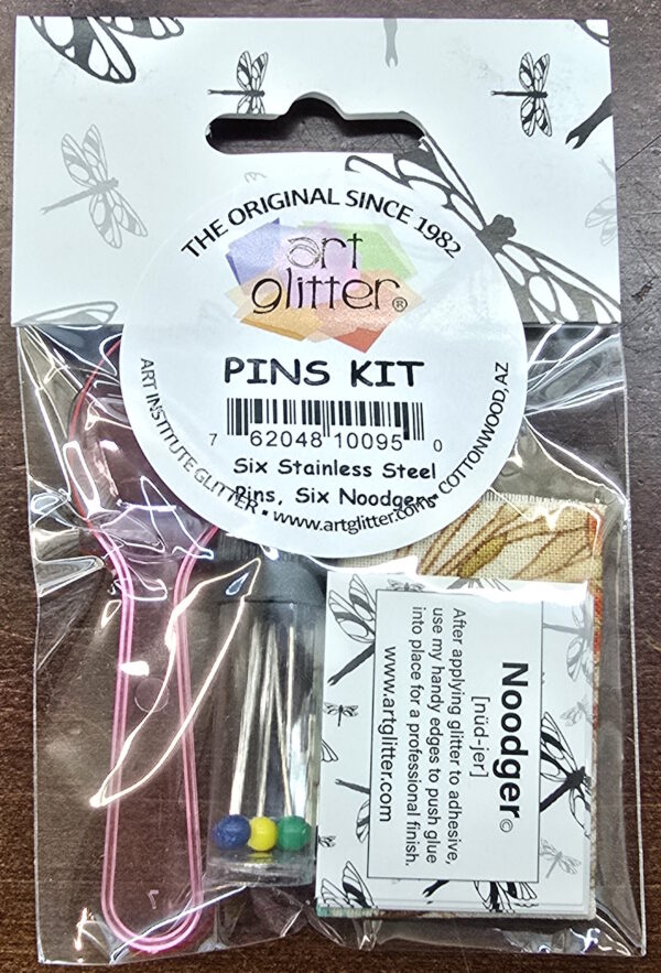 Art Institute Glitter Pins Kit