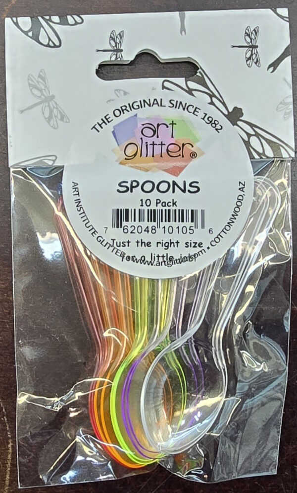 Art Institute Glitter Spoons