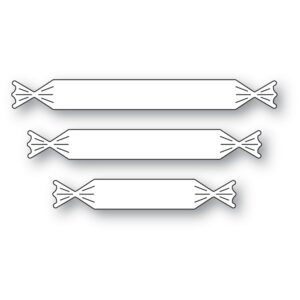 Poppystamps Craft Die – Tiny Sentiment Banners 2553