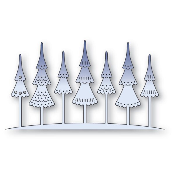 Poppystamps Craft Die – Nordic Treeline 2627