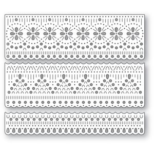 Poppystamps Craft Die – Nordic Delicate Border Set 2630