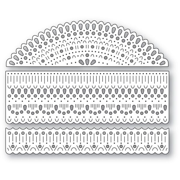 Poppystamps Craft Die – Nordic Lavish Border Set 2631