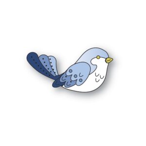 Poppystamps Craft Die – Nordic Plumed Bird 2632