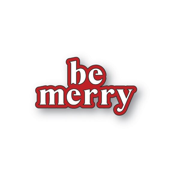 Poppystamps Craft Die – Be Merry 2645