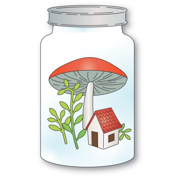 Poppystamps Craft Die – Cottage Terrarium 2648