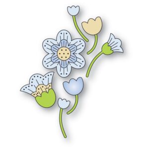 Poppystamps Craft Die – Nordic Drifting Flowers 2649