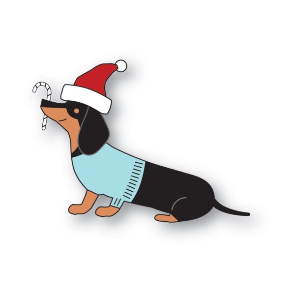 Poppystamps Craft Die – Sitting Dachshund 2652