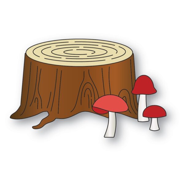 Poppystamps Craft Die – Forest Stump 2657