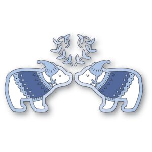 Poppystamps Craft Die – Nordic Polar Bears 2658