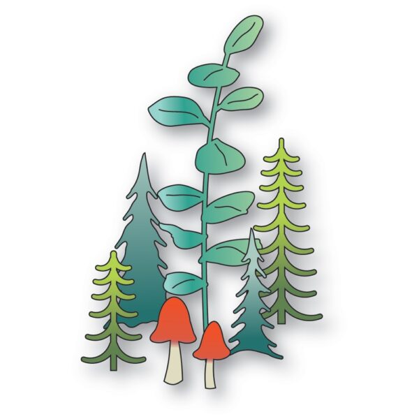 Poppystamps Craft Die – Mini Forest Plants 2661