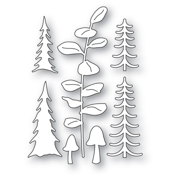 Poppystamps Craft Die – Mini Forest Plants 2661 - Image 2