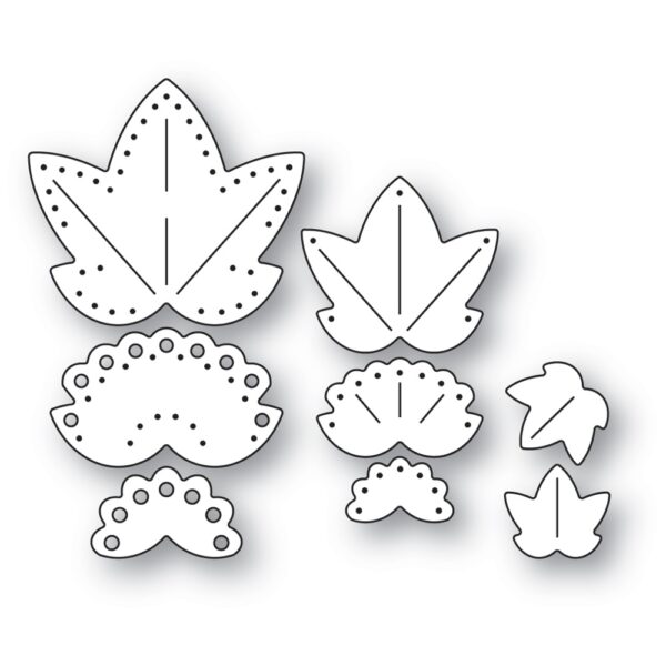 Poppystamps Craft Die – Nordic Maple Leaves 2665 - Image 2