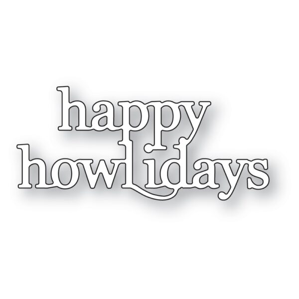 Poppystamps Craft Die – Happy Howlidays 2666