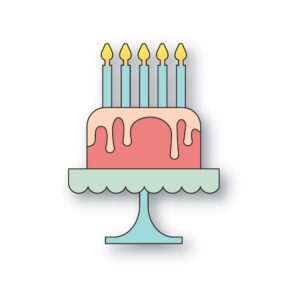 Poppystamps Craft Die – Brilliant Birthday Cake 2675
