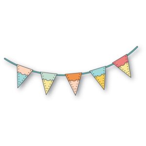 Poppystamps Craft Die – Celebration Banner 2676