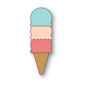 Poppystamps Craft Die – Triple Scoop 2677
