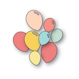 Poppystamps Craft Die – Balloon Bunch 2681