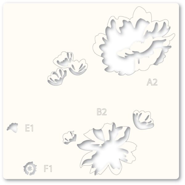 Memory Box Stencil Set -- Breezy Bouquet 88618 - Image 4