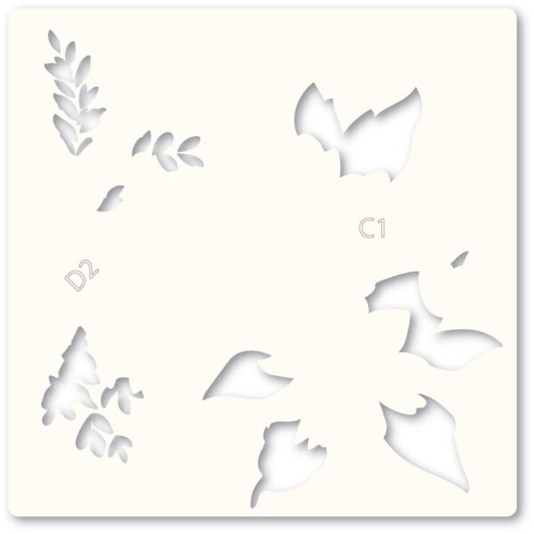 Memory Box Stencil Set -- Breezy Bouquet 88618 - Image 6