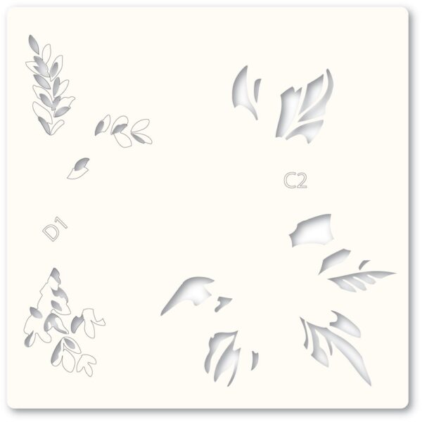 Memory Box Stencil Set -- Breezy Bouquet 88618 - Image 7