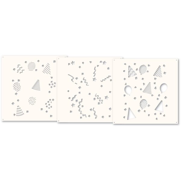 Memory Box Stencil Set -- Party Time 88633