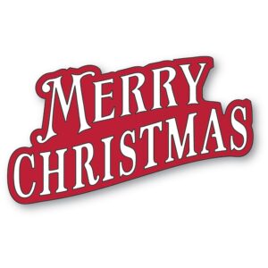 Memory Box Die – Merry Christmas Wave 94799