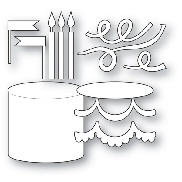 Memory Box Die – Birthday Party Cake 94862 - Image 2