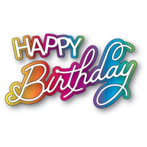 Memory Box Die – Happy Birthday Celebration Script 94866
