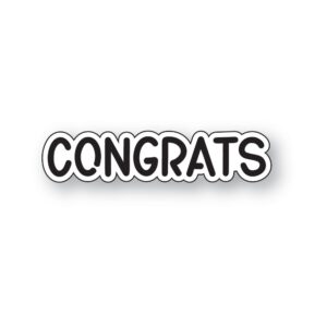 Memory Box Die – Congrats Marker Script 94869