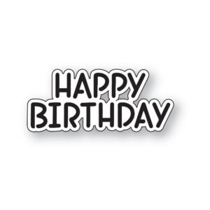 Memory Box Die – Happy Birthday Marker Script 94870