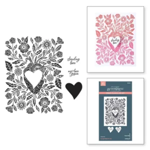 My Heart Beats for You BetterPress Plate & Die Set