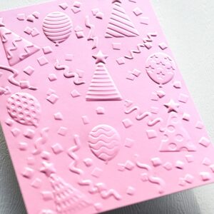 Memory Box 3D Embossing Folder & Dies -- Party Time EF1048