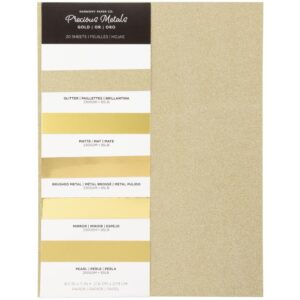 Harmony Precious Metals Cardstock -- Gold