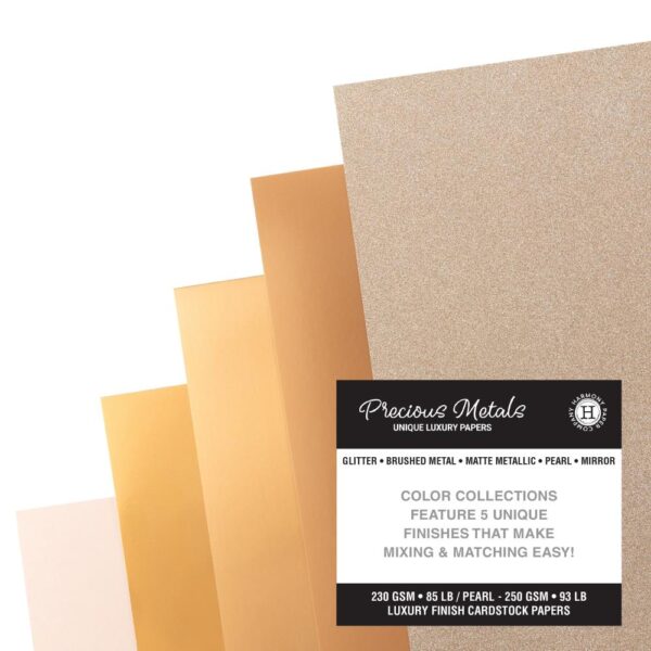 Harmony Precious Metals Cardstock -- Rose Gold - Image 3