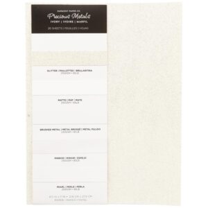 Harmony Precious Metals Cardstock -- Ivory