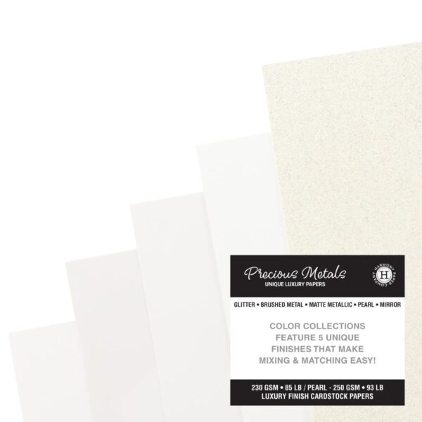 Harmony Precious Metals Cardstock -- Ivory - Image 3
