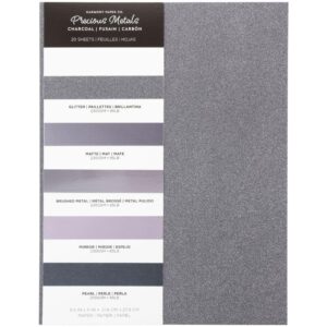 Harmony Precious Metals Cardstock -- Charcoal