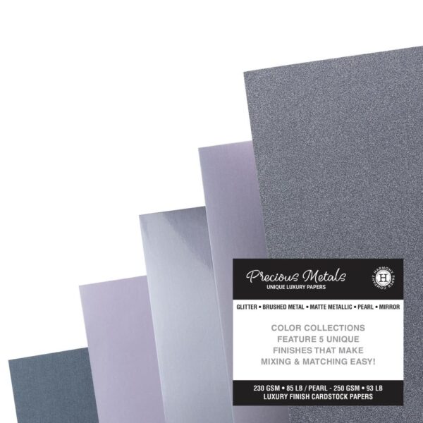 Harmony Precious Metals Cardstock -- Charcoal - Image 3