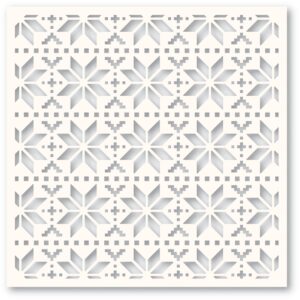Poppystamps Stencil -- Nordic Motif T106