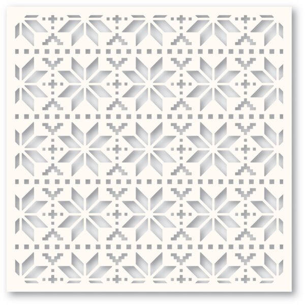 Poppystamps Stencil -- Nordic Motif T106