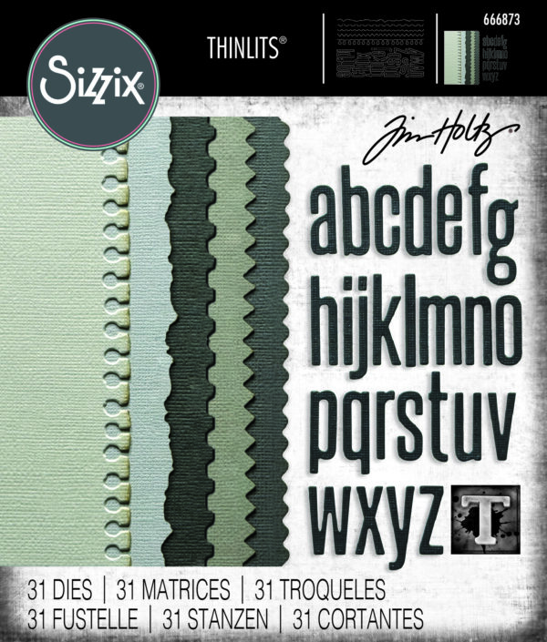 Tim Holtz® Alterations | Sizzix Thinlits™ Die Set 31-Pack – Vault Edges