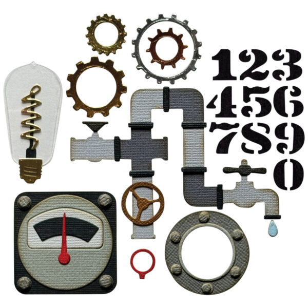 Tim Holtz® Alterations | Sizzix Thinlits™ Die Set 37-Pack – Industrial - Image 2