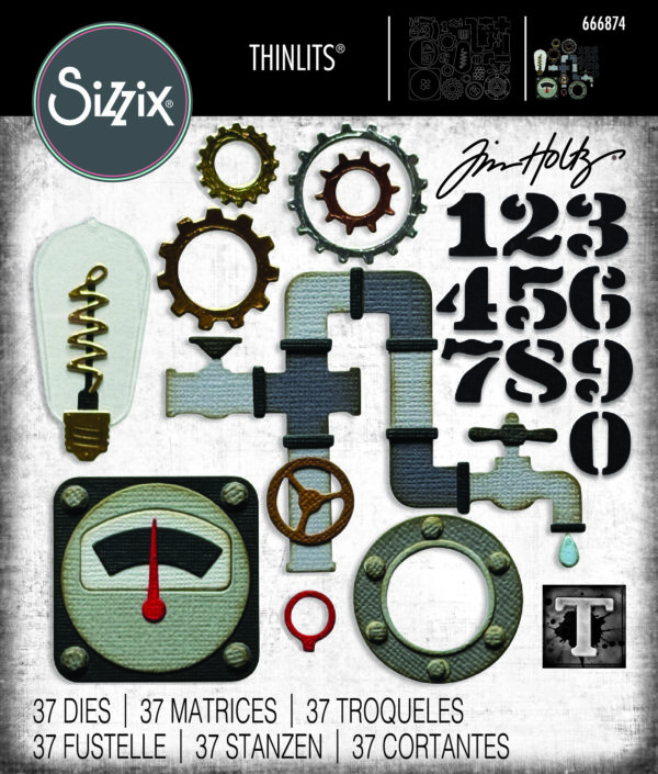 Tim Holtz® Alterations | Sizzix Thinlits™ Die Set 37-Pack – Industrial