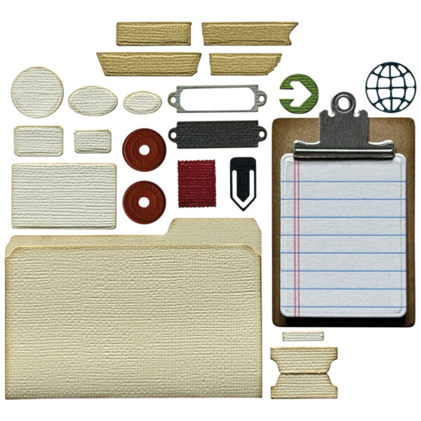 Tim Holtz® Alterations | Sizzix Thinlits™ Die Set 24-Pack – Noteworthy - Image 2