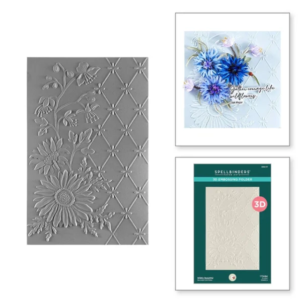Wildly Beautiful 3D Embossing Folder